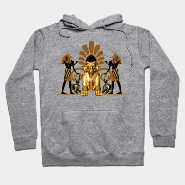 Anubis the egyptian god Hoodie by Nicky2342